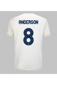 Nottingham Forest Elliot Anderson #8 Jalkapallovaatteet Vieraspaita 2025-26 Lyhythihainen